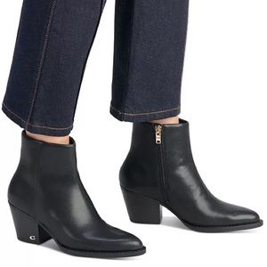 COACH Women's Pacey Pointed-Toe Booties